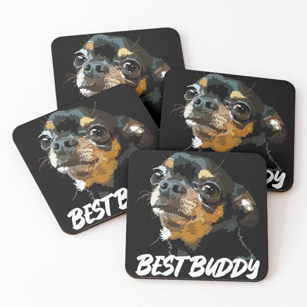 Item preview, Best Buddy Black Chihuahua Dog designed and sold by Just-Arts-4U.