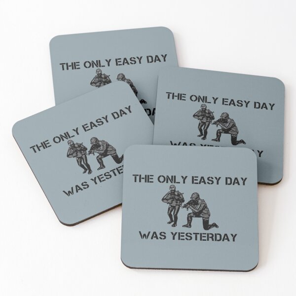 Item preview, The only easy day was yesterday! designed and sold by TimConstable.