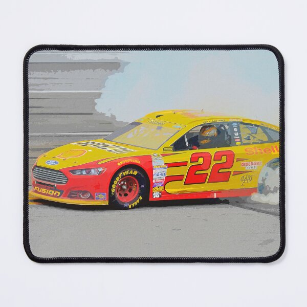 Item preview, Joey Logano doing donuts to celebrate in his 2025 Nascar Cupcar watercolor designed and sold by Rodissimus1984.
