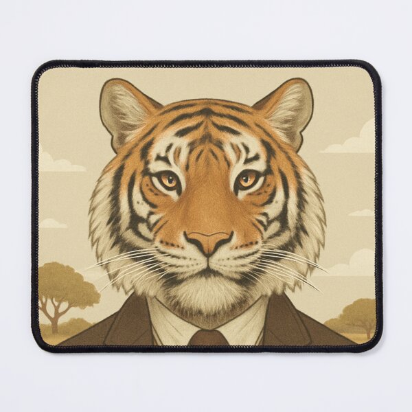 Item preview, THE GENTLEMAN TIGER designed and sold by TheWonkyEaselCo.