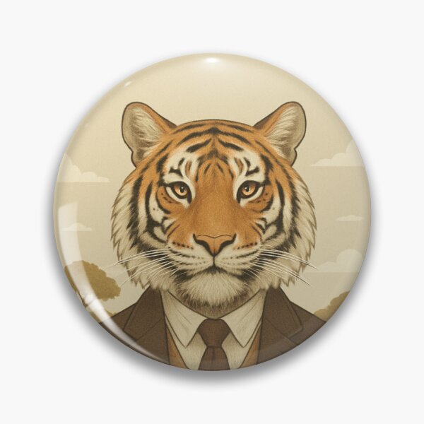 Item preview, THE GENTLEMAN TIGER designed and sold by TheWonkyEaselCo.