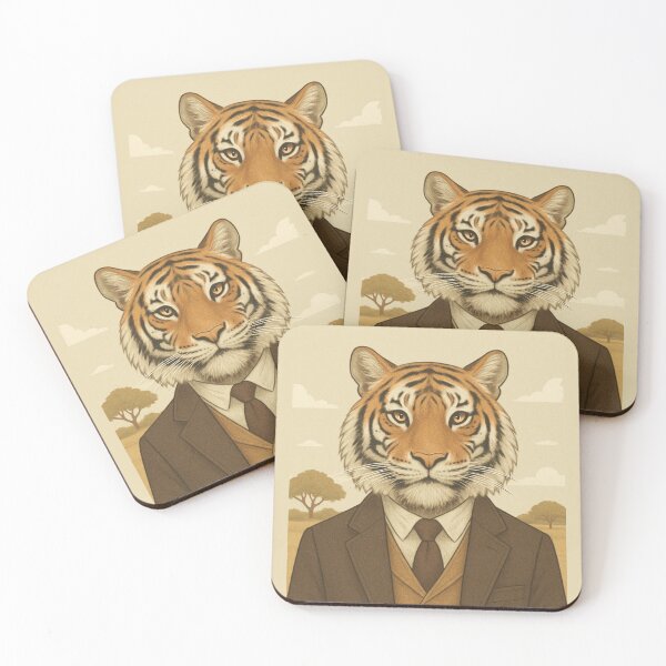 Item preview, THE GENTLEMAN TIGER designed and sold by TheWonkyEaselCo.
