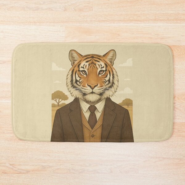 Item preview, THE GENTLEMAN TIGER designed and sold by TheWonkyEaselCo.