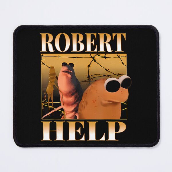 Item preview, Robert Help Quote Style Worm Meme Trending By Retro Funny designed and sold by JulioSanchez61.