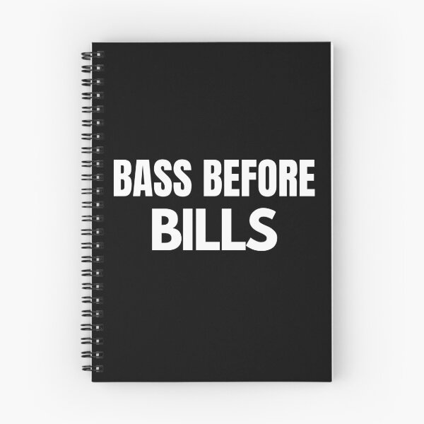 Item preview, Bass Before Bills – Fishing Typography Design designed and sold by EimSol.