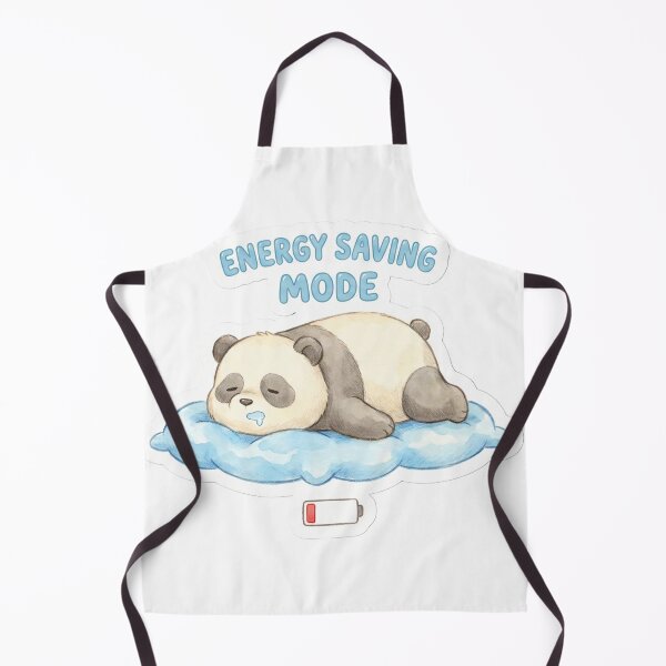Item preview, Funny Panda "Energy Saving Mode" Cozy Winter designed and sold by StickyGuys.