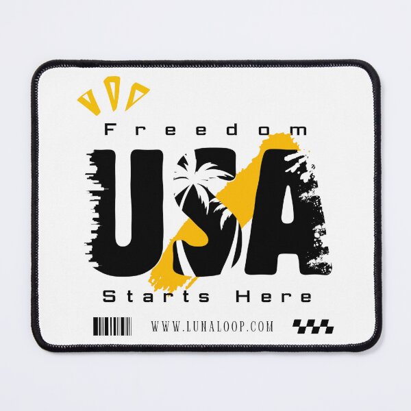 Item preview, USA Freedom Typography Design | United States designed and sold by LunaLoop.