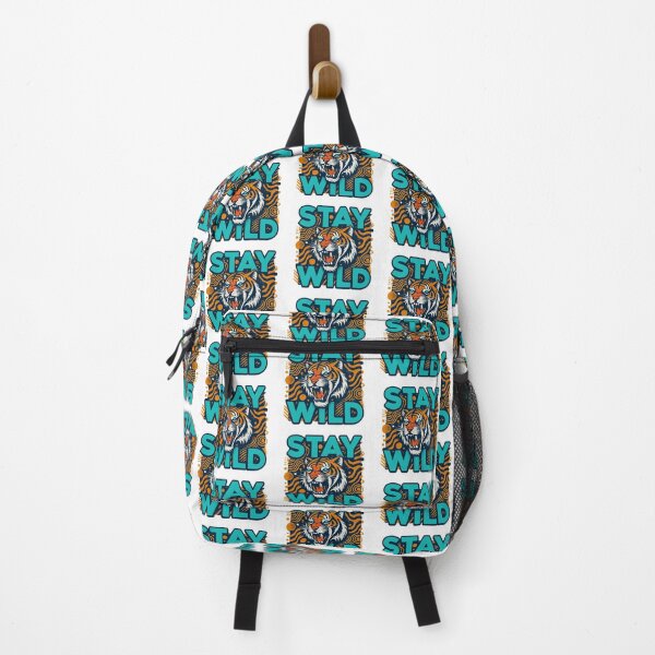 Item preview, Tigre Salvaje Stay Wild Tipografía Moderna designed and sold by LaraVisionsArts.