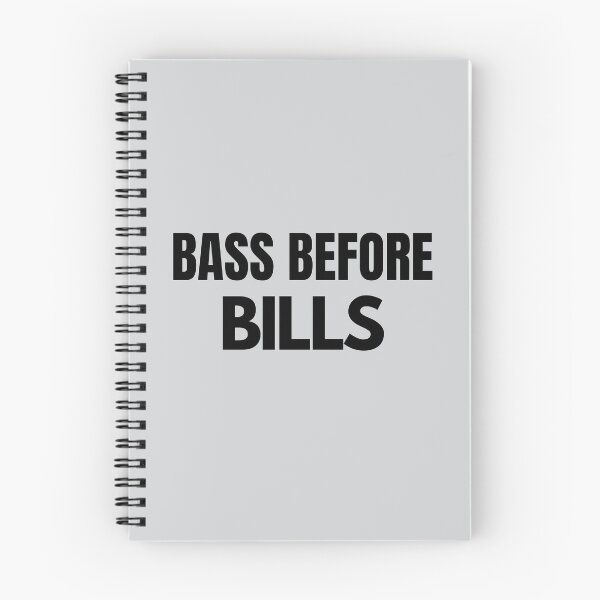 Item preview, Bass Before Bills – Fishing Typography Design designed and sold by EimSol.