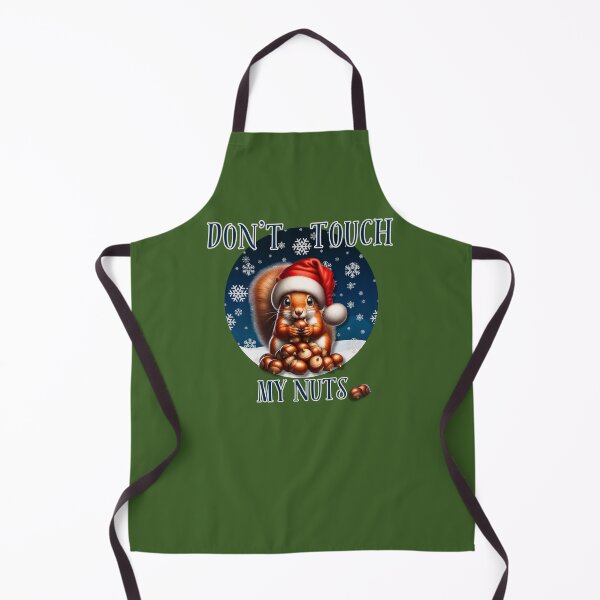 Item preview, Funny Christmas Squirrel – Don’t Touch My Nuts Holiday Humor Illustration designed and sold by Kmcantley.
