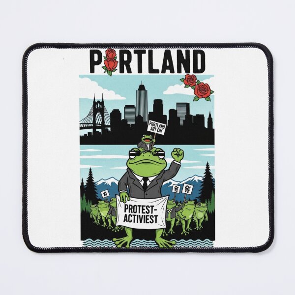 Item preview, Portland Protest Frogs – Free Speech & Unity designed and sold by w66aboo.
