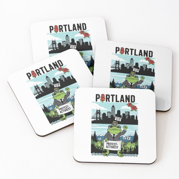 Item preview, Portland Protest Frogs – Free Speech & Unity designed and sold by w66aboo.