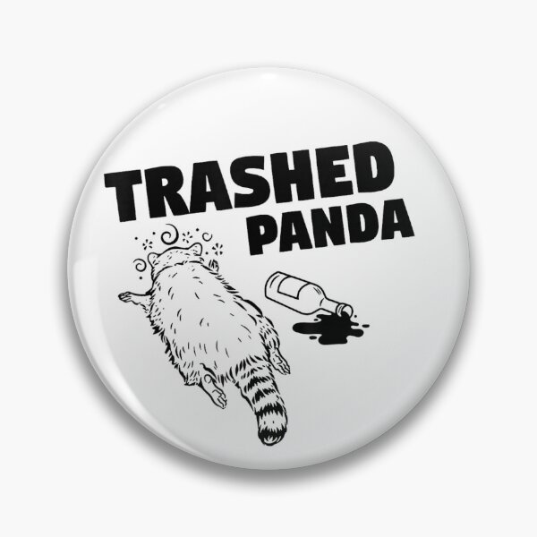 Item preview, Trashed Panda Funny Animal Humor designed and sold by StickChic.