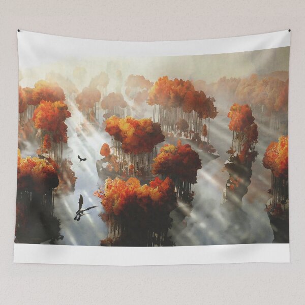 Item preview, Dragon Flying in Autumn (4K Upscaled ) designed and sold by Alexander's.