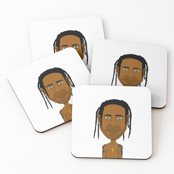 Item preview, Cool Cartoon Black Guy with Dreads, Green Eyes and Gold Ankh Chain. designed and sold by Eric Sintès.