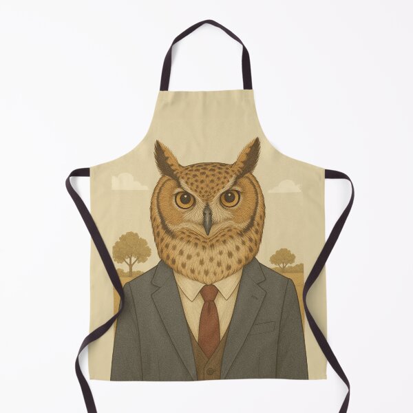 Item preview, THE PROFESSOR OWL designed and sold by TheWonkyEaselCo.