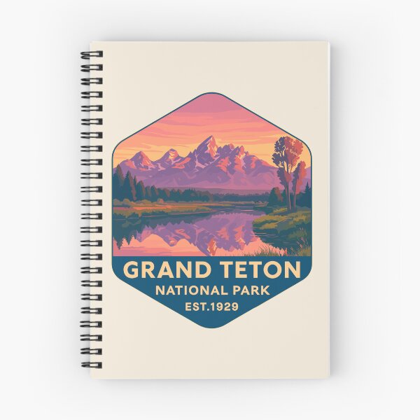 Item preview, Grand Teton National Park Retro Sticker designed and sold by Gideon Emmerich.