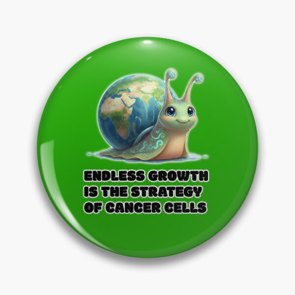 Item preview, Endless Growth Is the Strategy of Cancer Cells, Dark Science Snail Illustration designed and sold by Happy Puppy Print On Demand.