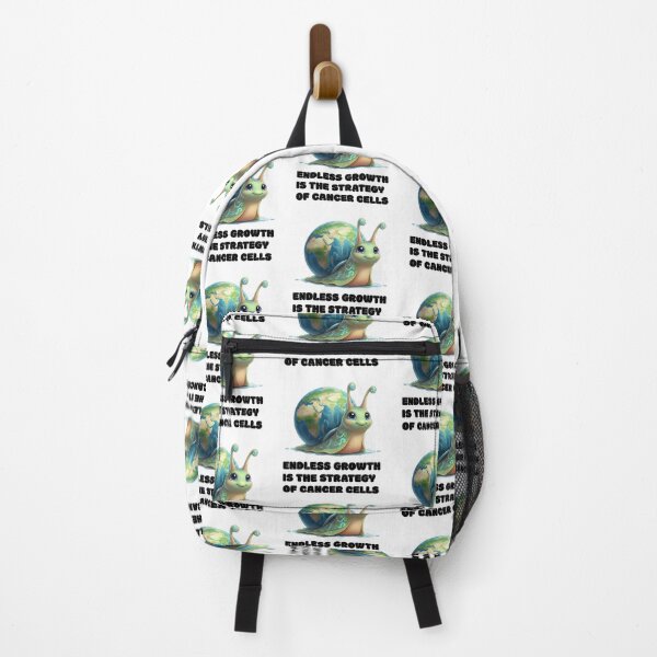 Item preview, Endless Growth Is the Strategy of Cancer Cells, Dark Science Snail Illustration designed and sold by Happy Puppy Print On Demand.