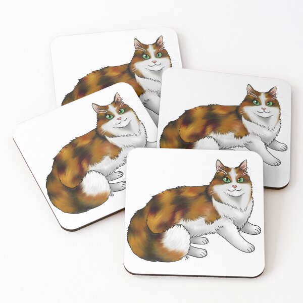 Item preview, Cat - Domestic Longhair - Calico designed and sold by Jennifer Stolzer.