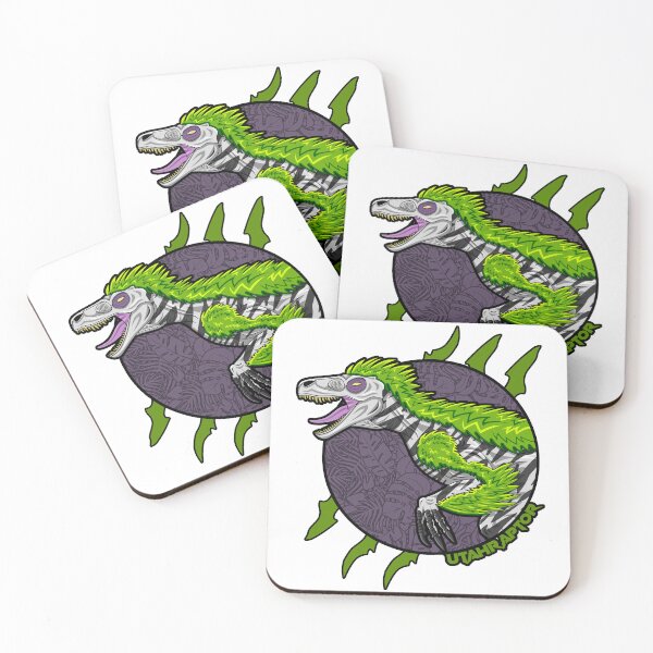 Item preview, Utahraptor – claw-slashed dinosaur design designed and sold by Grimtech Workshop.