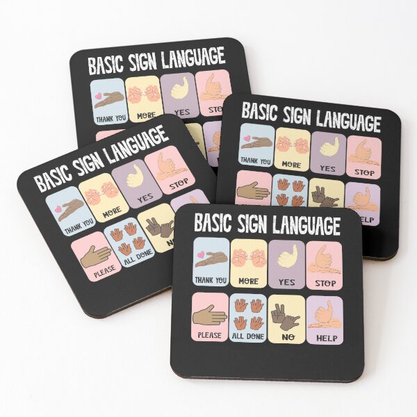 Item preview, Basic Sign Language AAC Communication Chart designed and sold by Nocturnal-Vines.