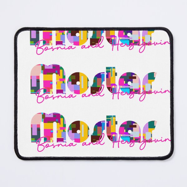 Item preview, Mostar, Bosnia and Herzegovina, Vibrant Abstract City Typography Art designed and sold by Wanderful-roads.