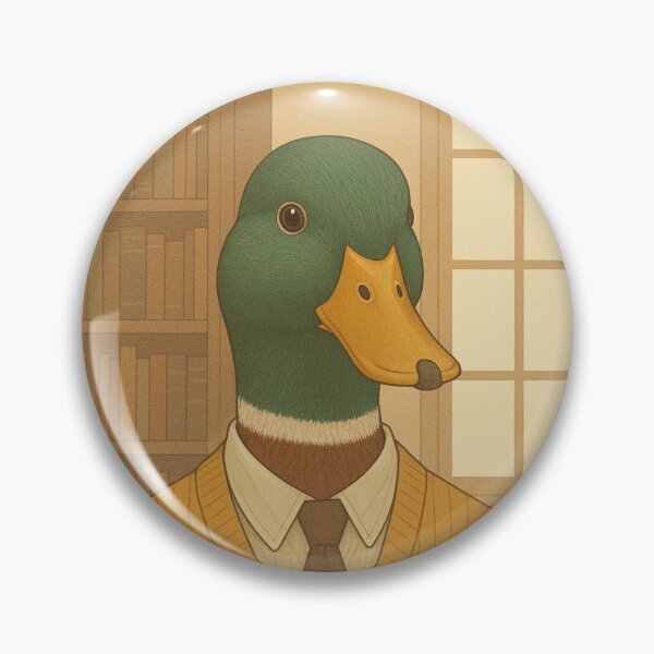 Item preview, THE SCHOLAR DUCK designed and sold by TheWonkyEaselCo.