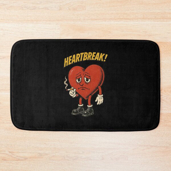 Item preview, Heartbreak – Sad Vintage Heart Character Illustration designed and sold by The Devil's Bargain.