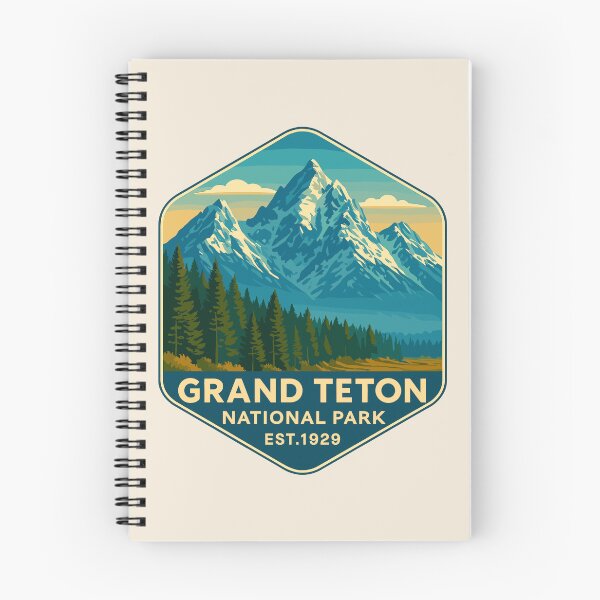 Item preview, Grand Teton National Park Retro Sticker designed and sold by Gideon Emmerich.