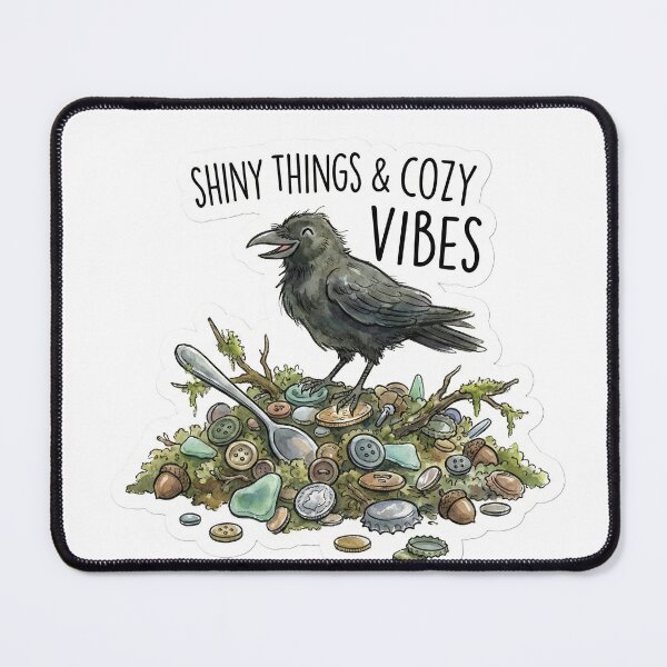 Item preview, Goblincore Crow Hoard "Shiny Things & Cozy Vibes" designed and sold by StickyGuys.