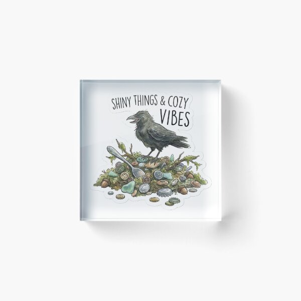 Item preview, Goblincore Crow Hoard "Shiny Things & Cozy Vibes" designed and sold by StickyGuys.