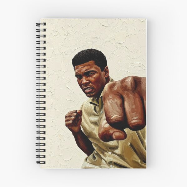 Item preview, Heavyweight Champion Fighter Portrait Art | Intense Stance Painting | Textured White Background designed and sold by Art's Diner.
