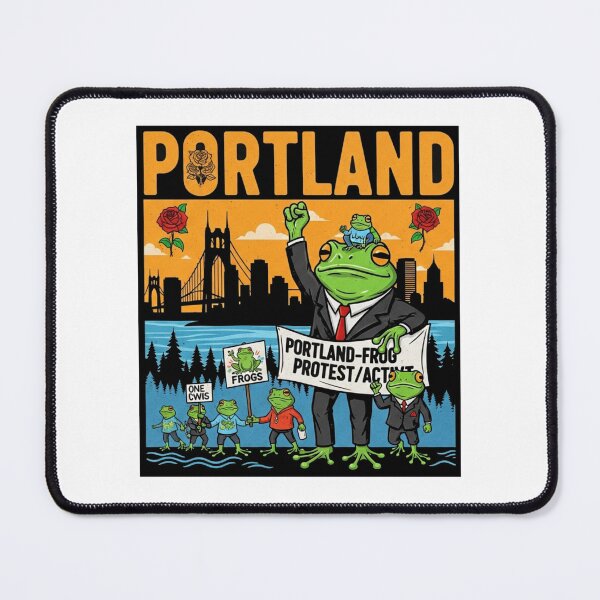 Item preview, Portland Protest Frogs – Free Speech & social justice designed and sold by w66aboo.