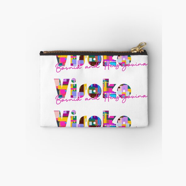 Item preview, Visoko, Bosnia and Herzegovina, Vibrant Abstract City Typography Art designed and sold by Wanderful-roads.