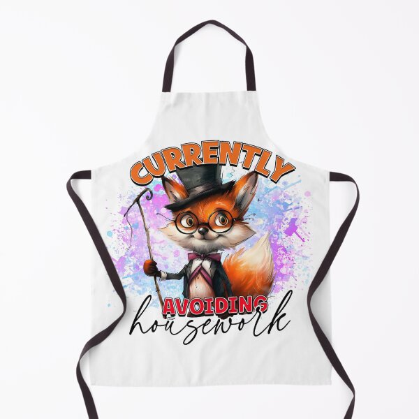 Item preview, Currently Avoiding Household Tasks – Funny Fox Gentleman Procrastination Meme Art designed and sold by LunaPixelStudio.