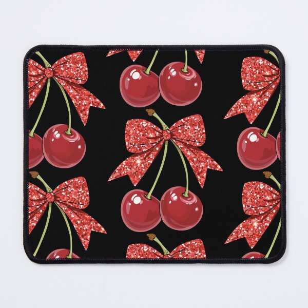 Item preview, Cherry bow with glitter designed and sold by PMSNshop.
