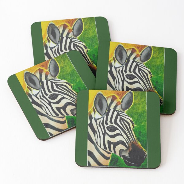 Artikelvorschau, Handgemaltes Zebra mit Aquarellfarben. entworfen und verkauft von Greitas.