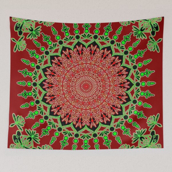 Item preview, Emerald Bloom Mandala designed and sold by nighttime1990.