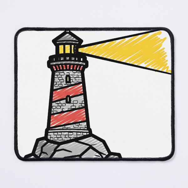 Item preview, Lighthouse Sketch Maritime Coastal Nautical designed and sold by HendrixMa.
