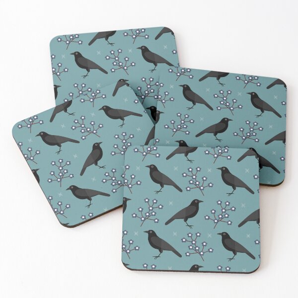 Item preview, Rooks on blue designed and sold by reneesillus.