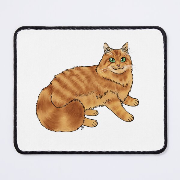 Item preview, Cat - Domestic Longhair - Orange designed and sold by Jennifer Stolzer.