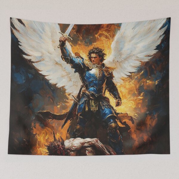 Item preview, Archangel Michael Angel Warrior – Sword of Heaven Fantasy Art designed and sold by GuyBlank.