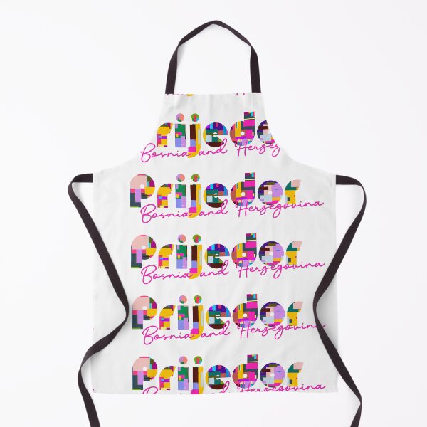 Item preview, Prijedor, Bosnia and Herzegovina, Vibrant Abstract City Typography Art designed and sold by Wanderful-roads.