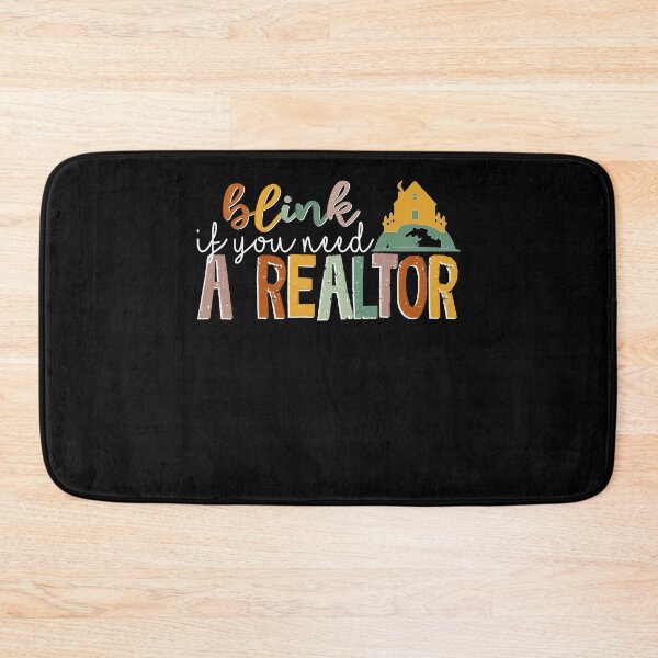 Item preview, Retro Real Estate "Blink If You Need A Realtor" designed and sold by Nocturnal-Vines.