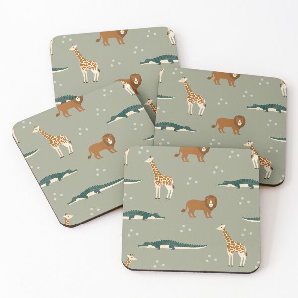 Item preview, Safari adventures on green designed and sold by reneesillus.
