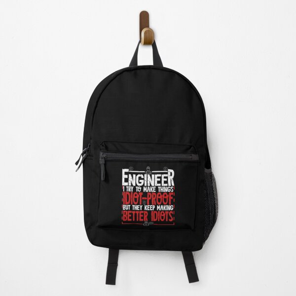 Item preview, Funny Engineer Idiot-Proof Sarcastic Quote designed and sold by Nocturnal-Vines.