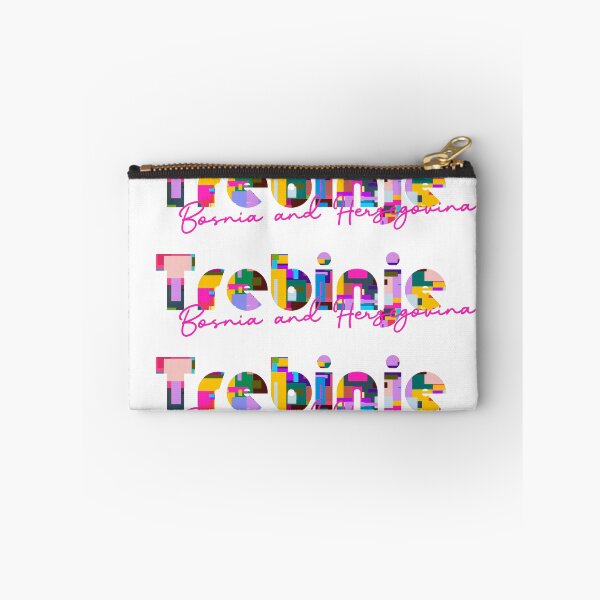 Item preview, Trebinje, Bosnia and Herzegovina, Vibrant Abstract City Typography Art designed and sold by Wanderful-roads.