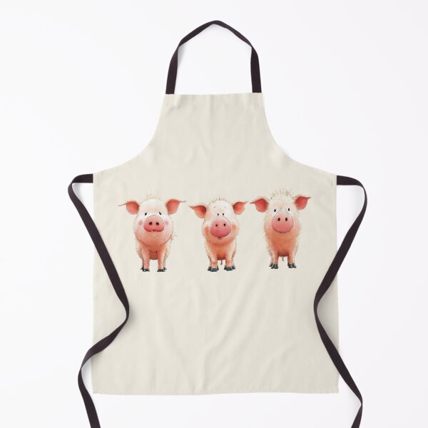 Item preview, NOSEY PIG ' Pig Friends! ' By Shirley MacArthur designed and sold by Shirley MacArthur Art.