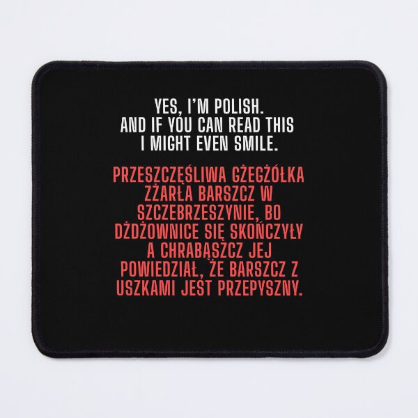 Item preview, I'm Polish. Difficult Sentence. Funny Polish language check. designed and sold by MirAgi.